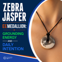 Zebra Jasper EEMedallion: Grounding Energy and Daily Intention