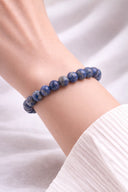 EEBracelet Lapis Lazuli Blue beaded bracelet 
