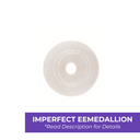  A collections of round gemstone medallions with a central hole in each
