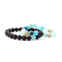 Onyx Agate EEBracelet Duo bio-scalar enhanced wearable by EESystem
