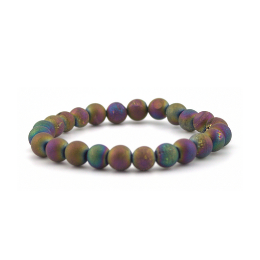 EEBracelet | Peacock Druzy Agate