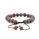 Peacock Druzy Agate EEBracelet bio-scalar enhanced wearable by EESystem